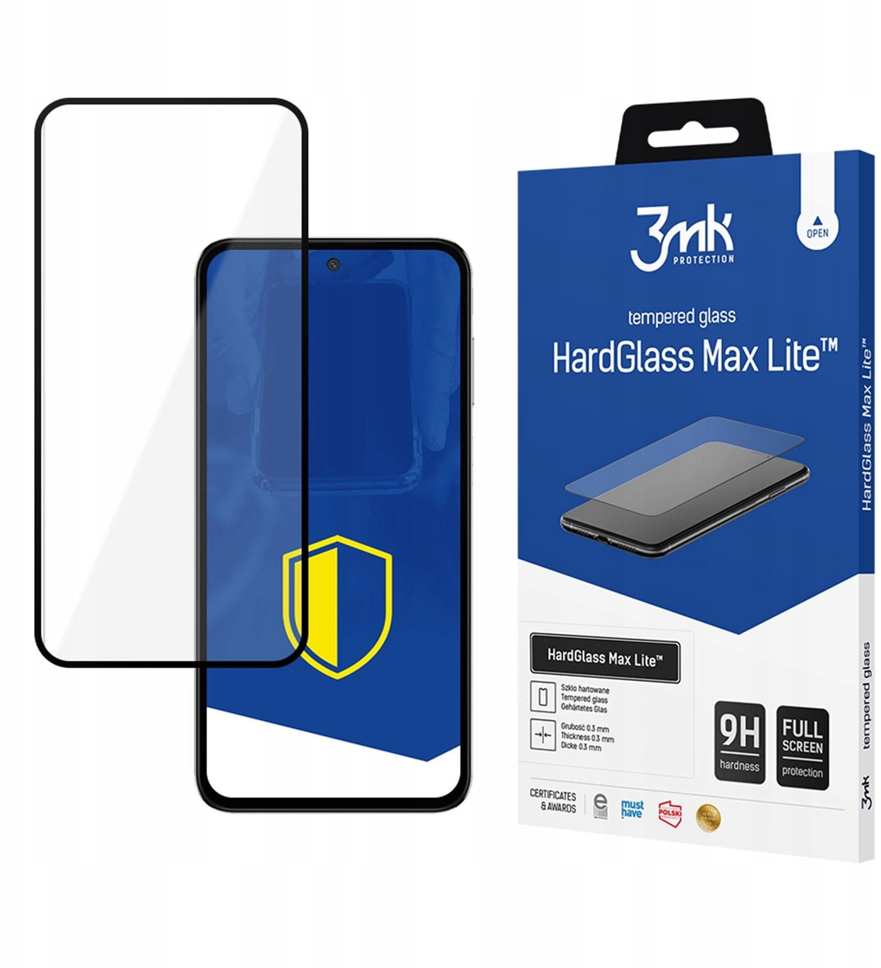 Samsung Galaxy M35 5G - 3mk HardGlass Max Lite Black