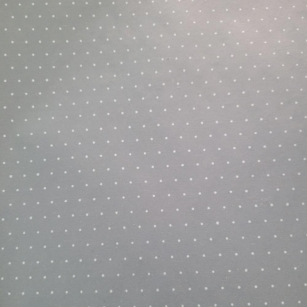 Papier do pakowania prezentów 57cmx2m 2m555 szary kropki