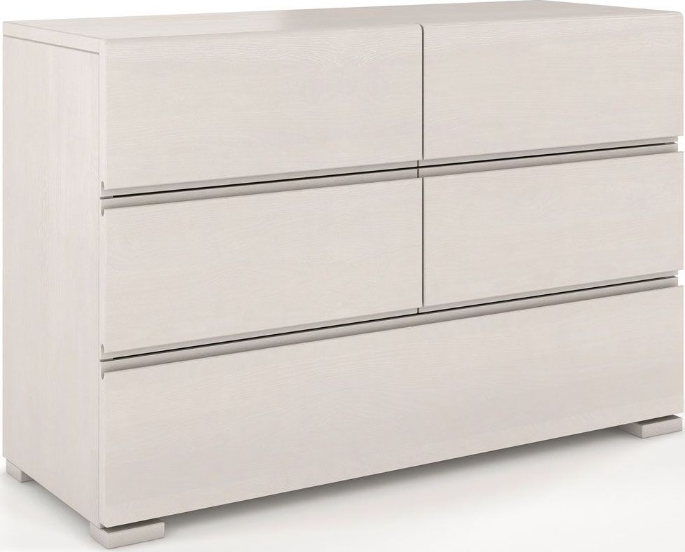 Elior Komoda drewniana z szufladami Verlos 4S - Biały