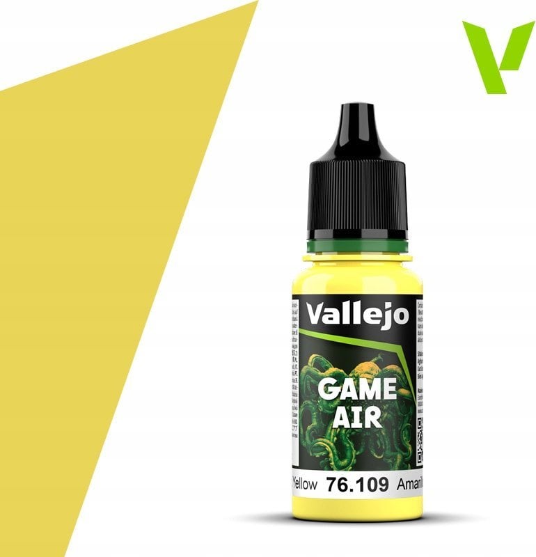 Vallejo Vallejo: 76.109 - Game Air - Toxic Yellow (18 ml)