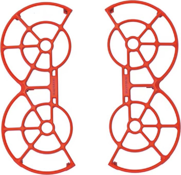 SunnyLife KOMPLET OSŁON ZABEZPIECZENIE OCHRONA ŚMIGIEŁ DO DRONA DJI NEO - CZERWONE