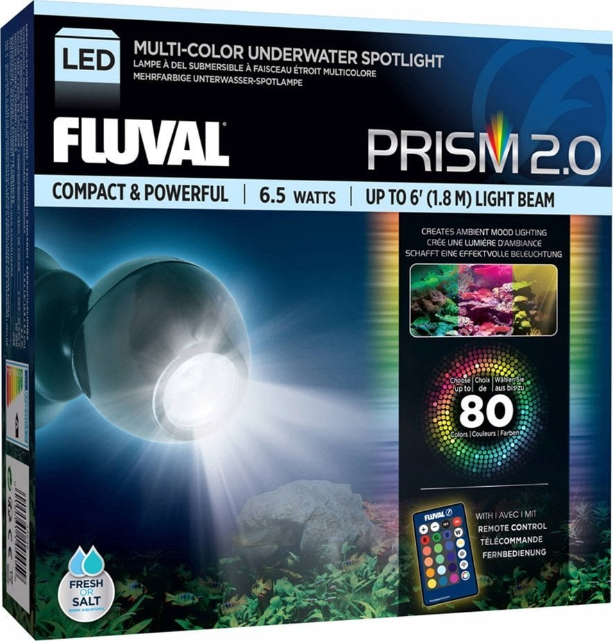 Fluval Oświetlenie Fluval Prism LED Spot Light, 6.5W RGB