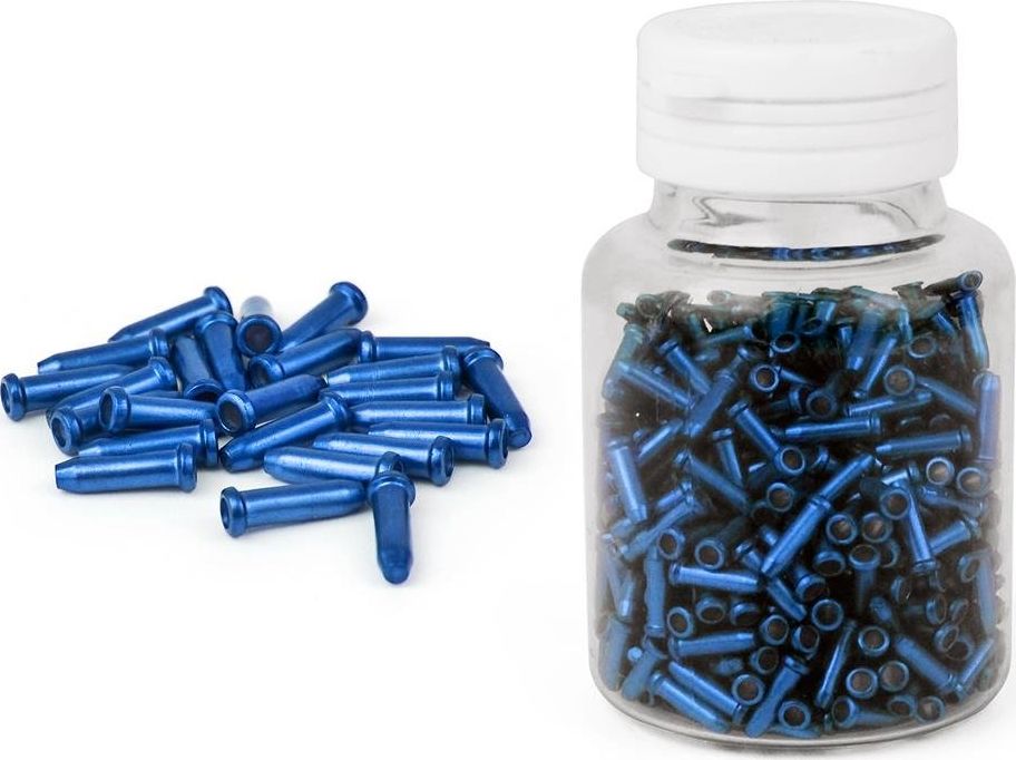 Accent Końcówki linki Accent 2,3 mm aluminiowe 5 sztuk niebieskie uniwersalny