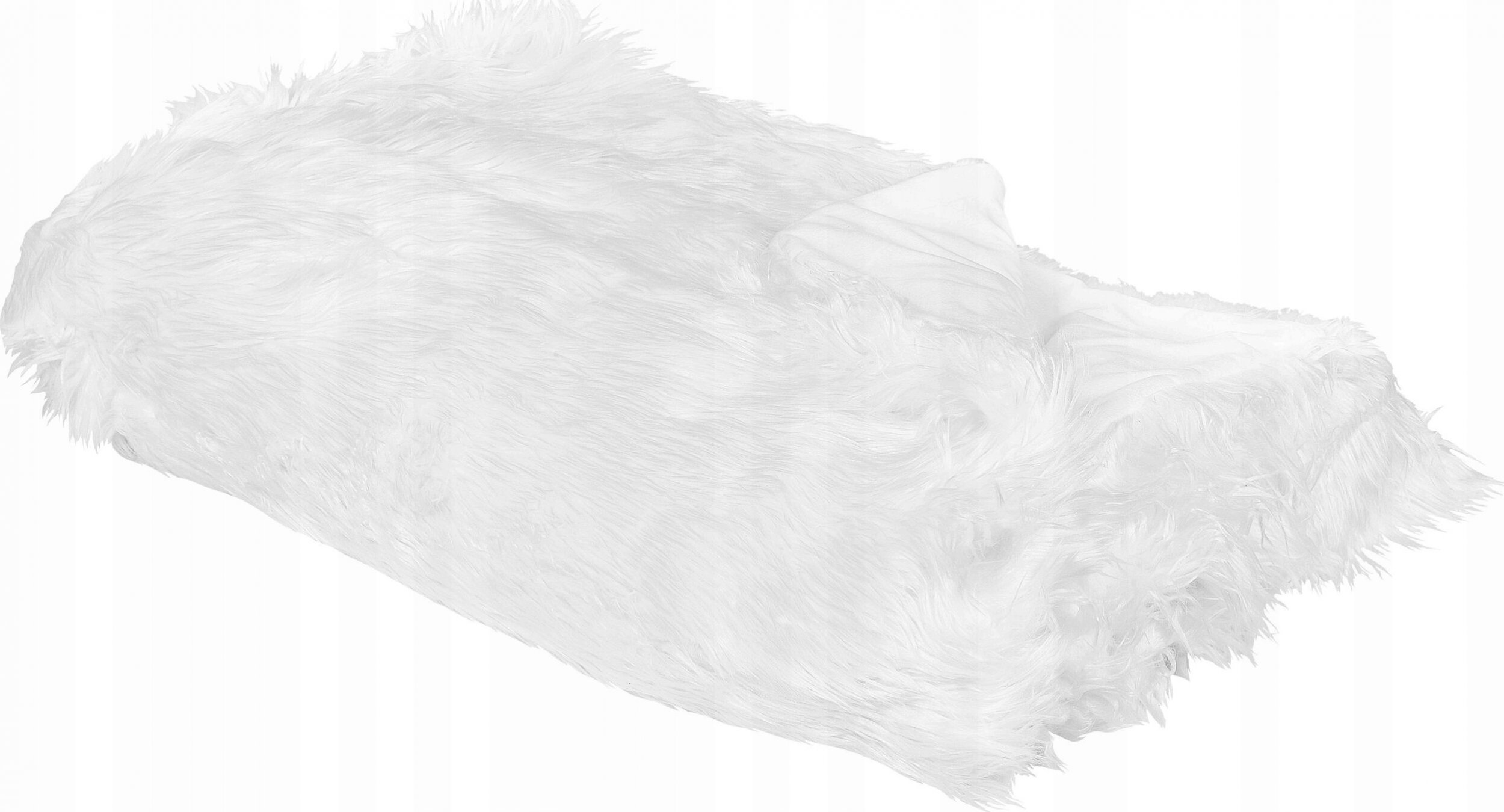 Beliani Narzuta na łóżko 150 x 200 cm biała DELICE