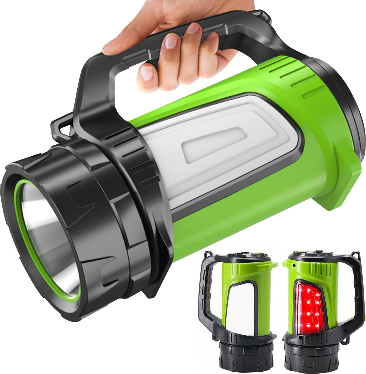 Latarka Maclean Latarka LED 3w1 Maclean, funkcja powerbanku, 3 tryby świecenia, 5W XM-L-T6, Cold White 6500K, 3,7V 3x18650, 4500mAh, MCE345