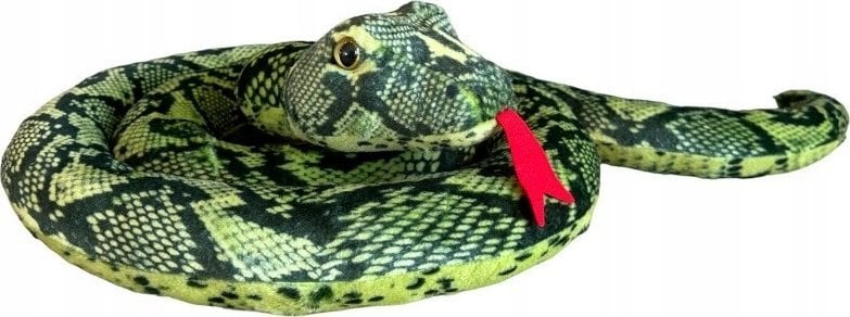 Figurka Dubi Wąż zwinięty 150cm zielony 30955