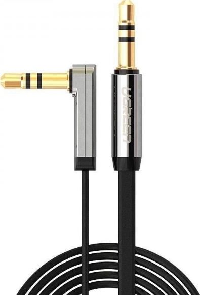 Kabel Ugreen Jack 3.5mm - Jack 3.5mm 2m srebrny (UGR320)