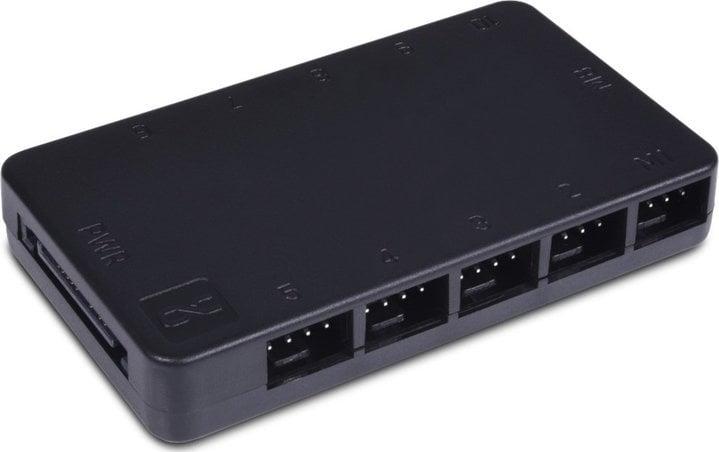 Alphacool Alphacool Core 10x 4-Pin PWM Splitter - schwarz