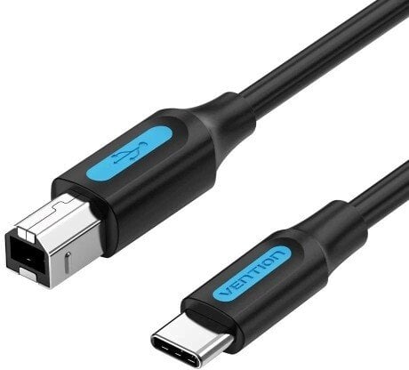 Kabel do drukarki USB 2.0 typu C męski na typ B męski 1m