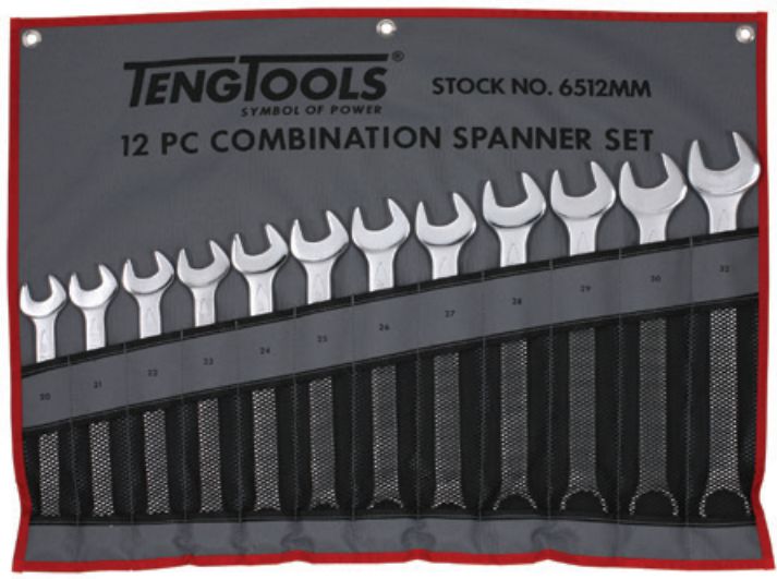 Teng Tools Zestaw kluczy płasko-oczkowych 13/16 - 5/4" 7szt. (151590403)