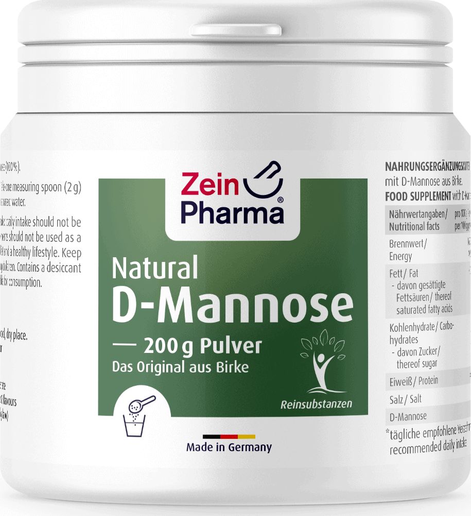 Zein Pharma ZEIN PHARMA Natural D-Mannose Powder (D-Mannoza) 200g