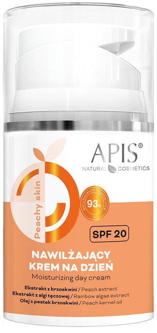 Apis PEACHY SKIN Nawilżajacy krem na dzien SPF 20 50ml