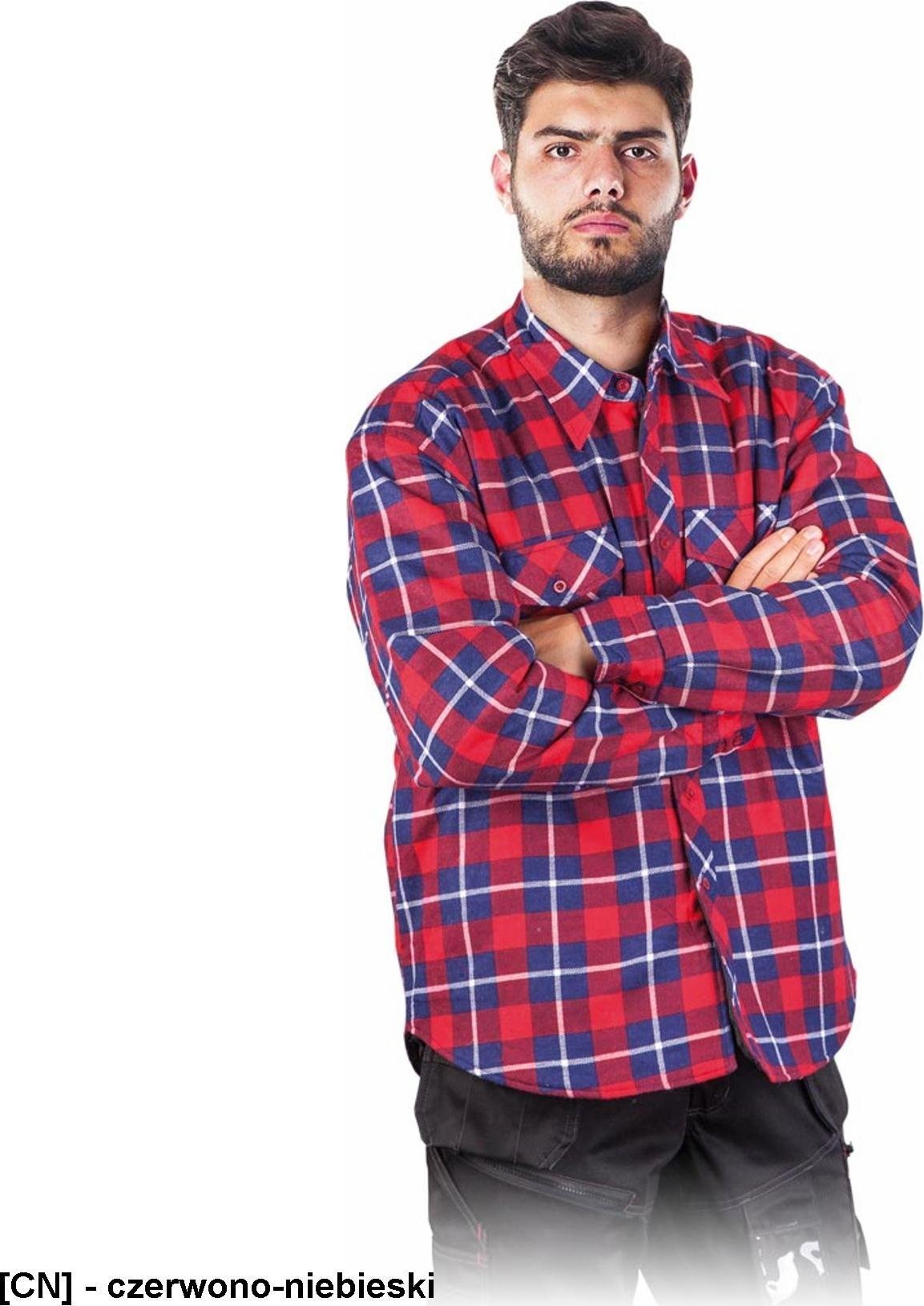 R.E.I.S. KFWIN - koszula flanelowa ocieplana 2XL