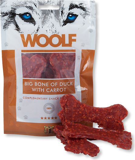 Brit WOOLF 100g DUCK BIG BONE CARROT