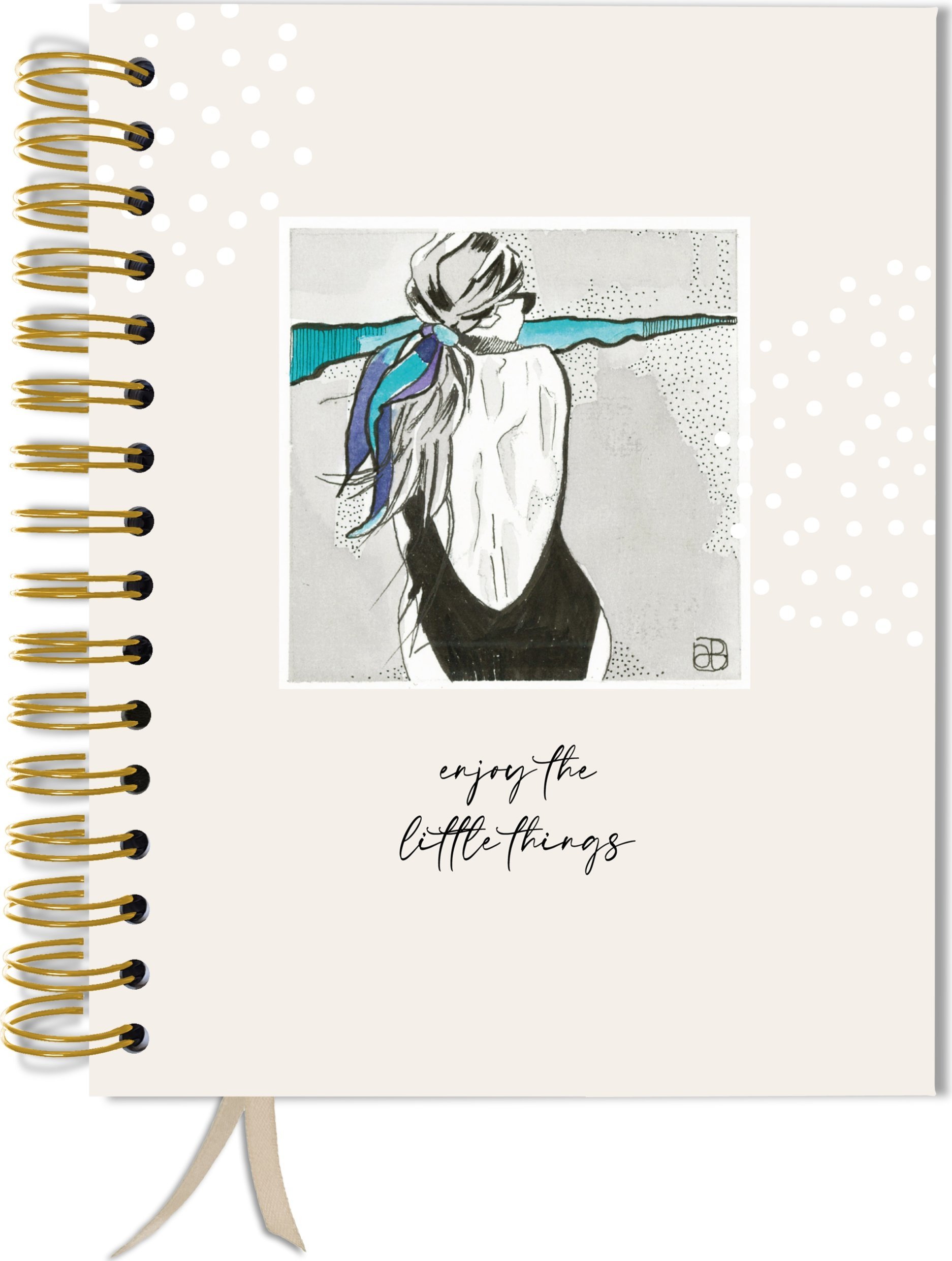 TadaPlanner Bujo bullet 180 stron journal 180 stron zeszyt A5+ w kropki pamiętnik