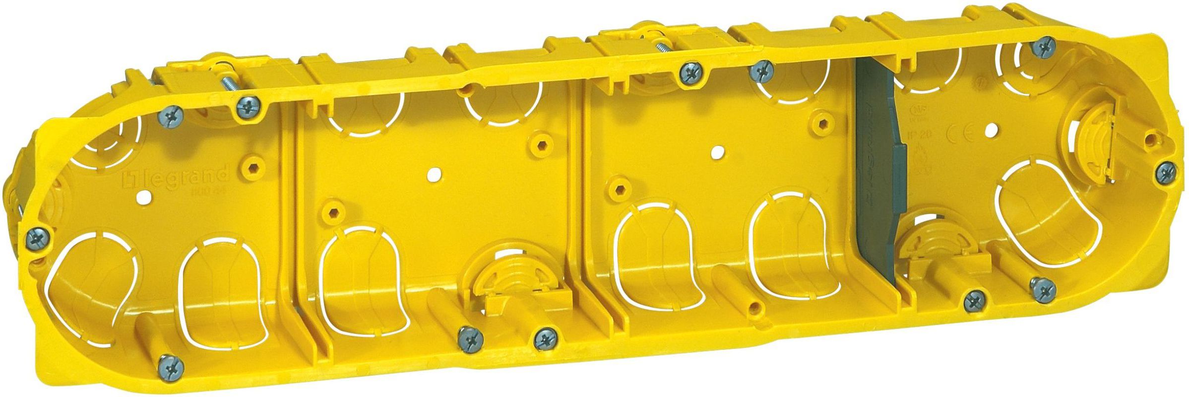 Legrand BATIBOX Puszka poczwórna przelotowa do karton-gipsu fi 67 x 40mm (080044)