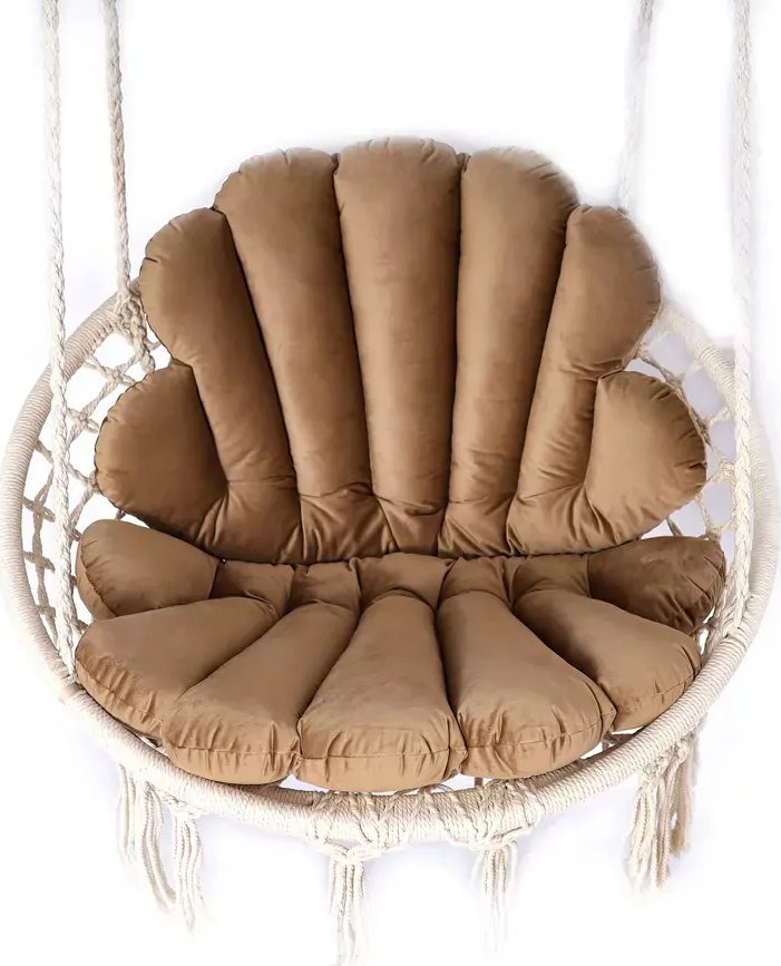 Elior Beżowe bocianie gniazdo z poduszką - Karlos