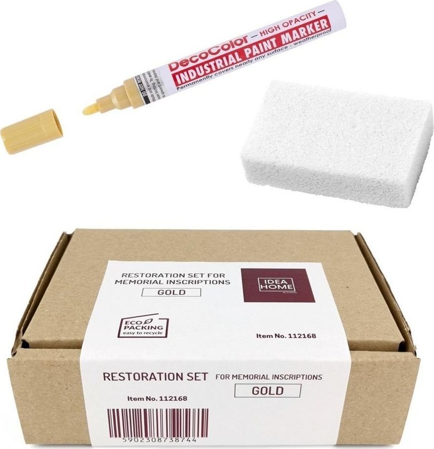 Leviatan Zestaw do renowacji złotych napisów na pomnikach