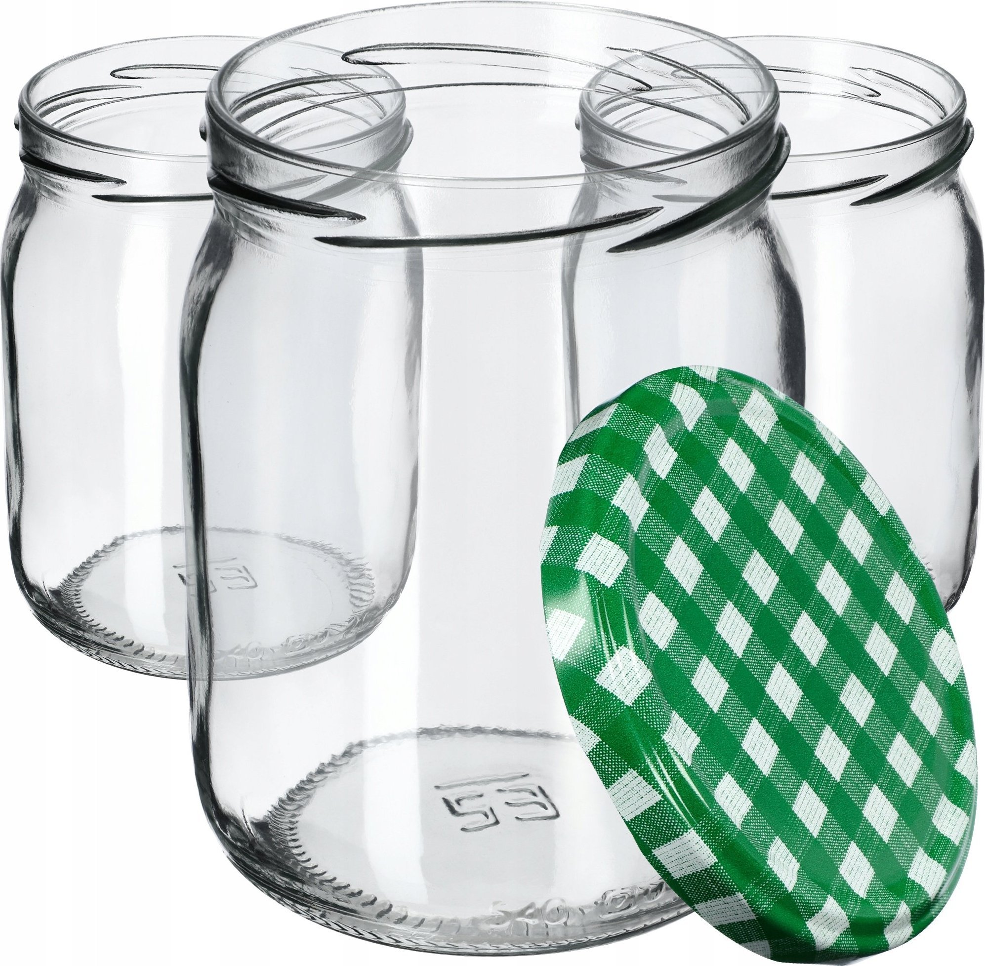 Kadax 48x Słoik Szklany 540ml Słoiki Dżem + Wieczko fi82