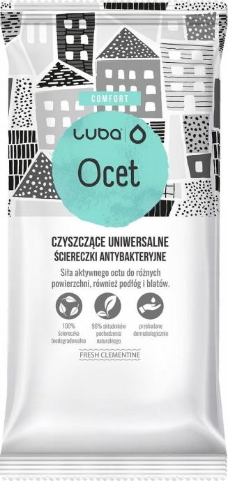 Luba LUBA_Ściereczki antybakteryjne uniwersalne Ocet 24szt