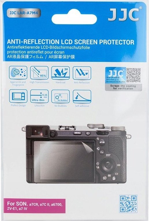 JJC Osłona Na Ekran Monitor Lcd Do Aparatu Sony A7cr A7c Ii A6700 Zv-e1 A7 Iv / Lar-a7m4