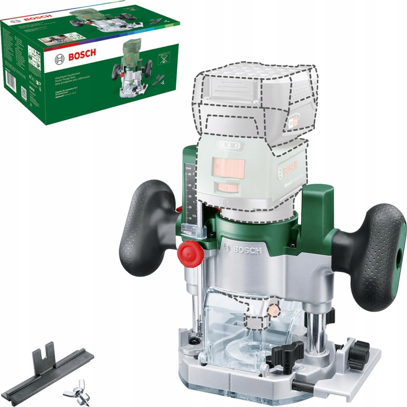 Frezarka Bosch Bosch Home and Garden Oberfräsen-Taucheinheit 1600A02RD7 AdvancedTrimRouter Plunge Base (1600A02RD7)