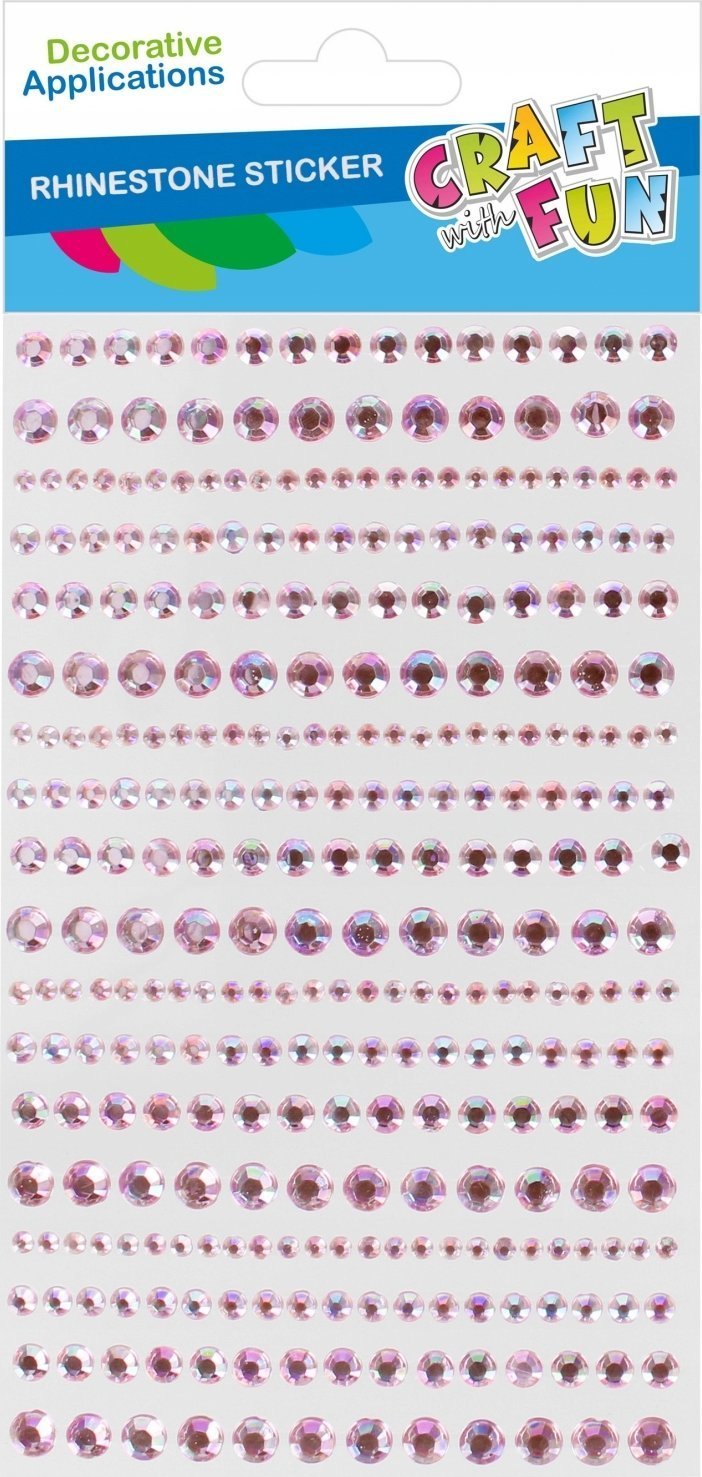 Craft with Fun OZDOBA DEK KRYSZT SPRZYL ROZ 18SZT CF PBH 12/288