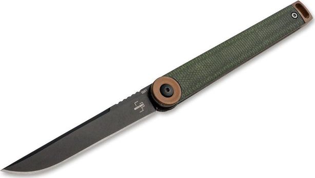 TOGO Nóż Bker Plus Kaizen Green Canvas Micarta