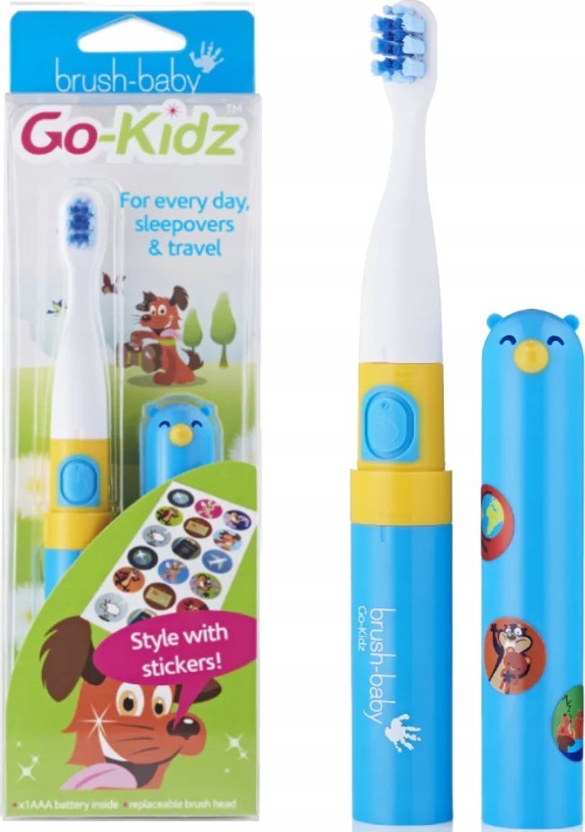 Szczoteczka Brush-baby GO-KIDZ Pink/Blue