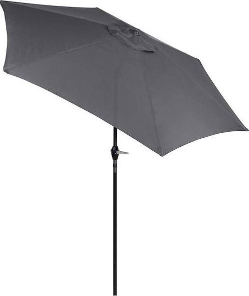 Springos Parasol ogrodowy składany 260 cm grafitowy