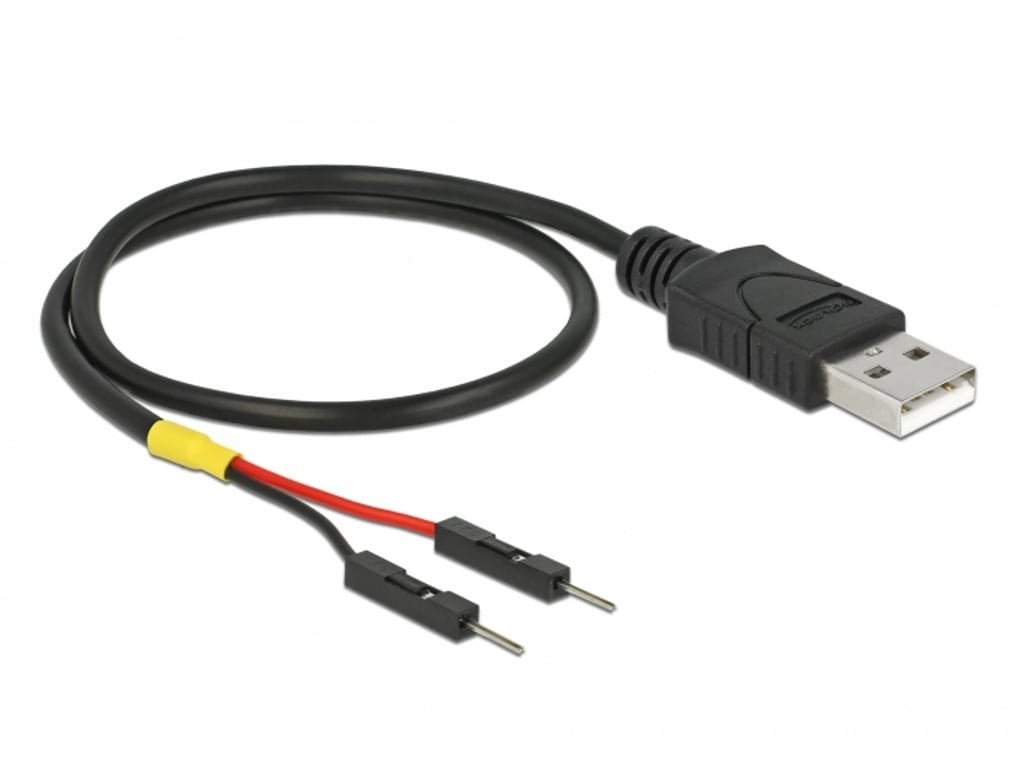 DeLOCK 85402 kabel USB 0,3 m USB A Czarny