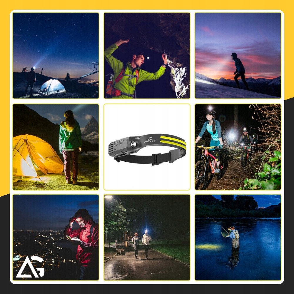 Latarka czołowa ARSA GO 500 lm LED