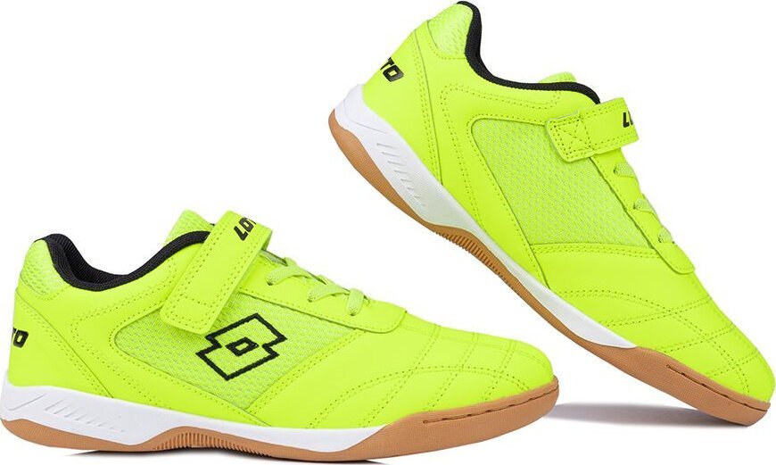 Lotto Buty dziecięce Lotto Whizzer K żółto-czarne 2600120K 2411 35