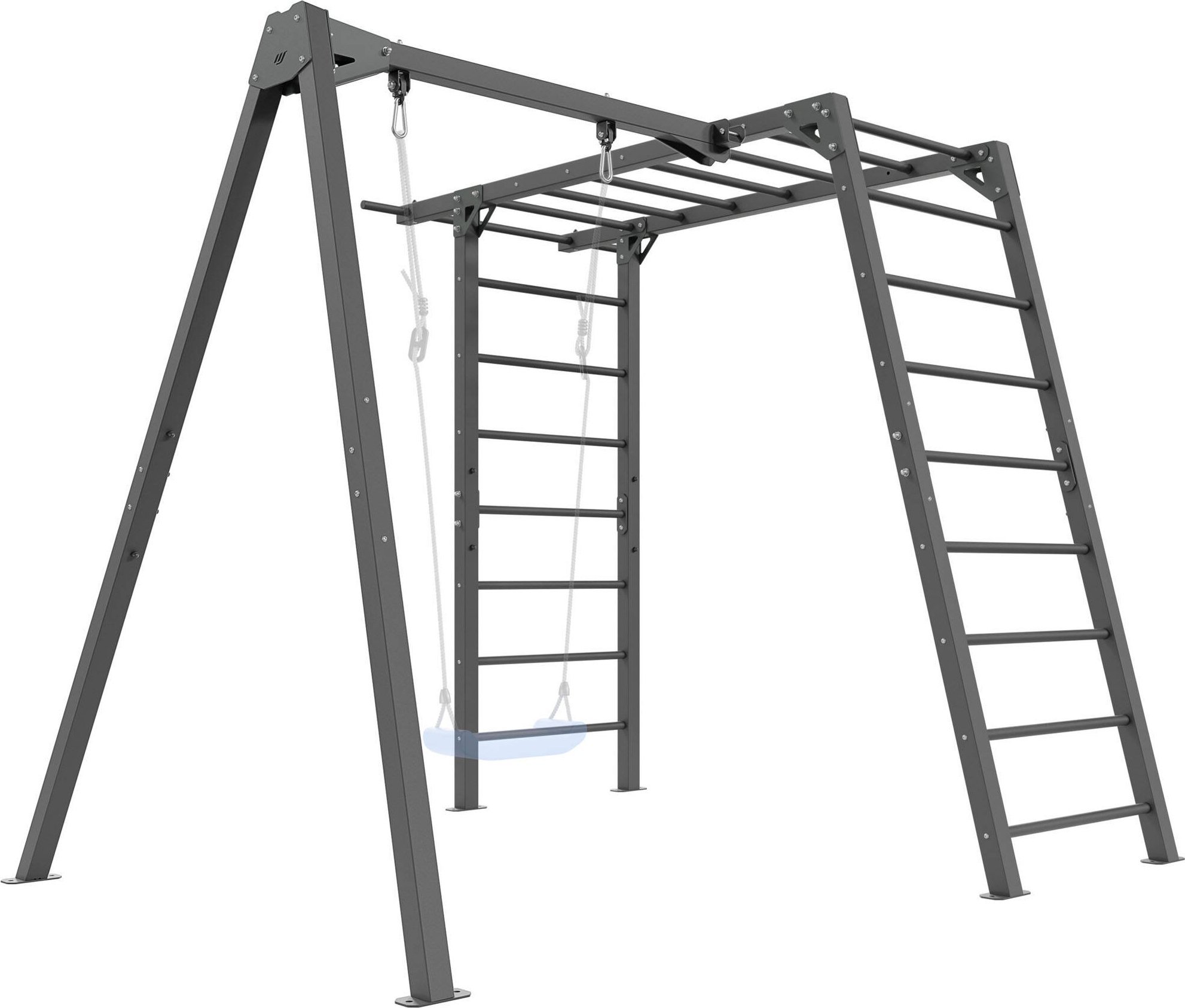 Drabinka PREMIUM - MO-016 + Huśtawka 1-stanowiskowa PREMIUM do drabinki - MO-017 - Marbo Sport