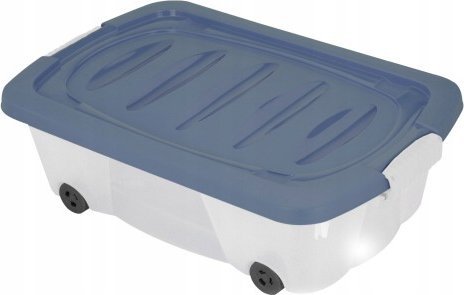 Koopman Pudełko do przechowywania na kółkach 63 x 38 x 17,5 cm