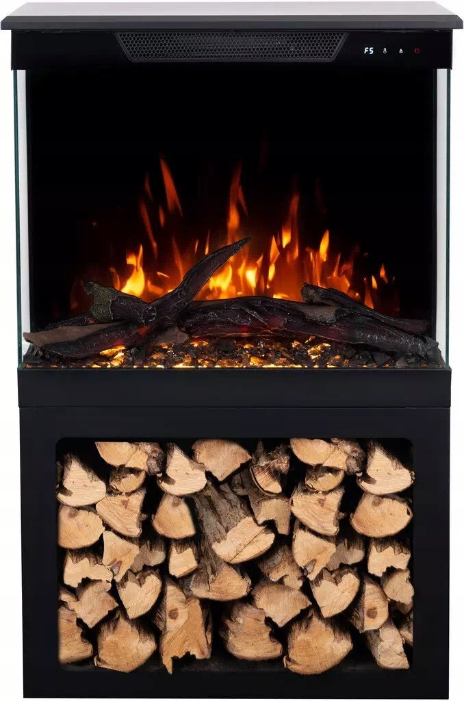 Aflamo Wkład TOWER + STOJAK 56, wkład elektryczny LED AFLAMO PLUS z DŹWIĘKIEM