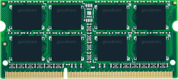 Pamięć do laptopa GoodRam SODIMM, DDR3, 8 GB, 1600 MHz, CL11 (GR1600S3V64L11/8G)
