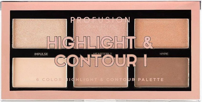 ProFusion Profusion, Profusion, Illuminating, Contouring Palette, 7.8 g For Women