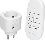 Bezprzewodowe Gniazdo Mini Sterowane Pilotem 1+1 Orno Or-Gb-461 Orno
