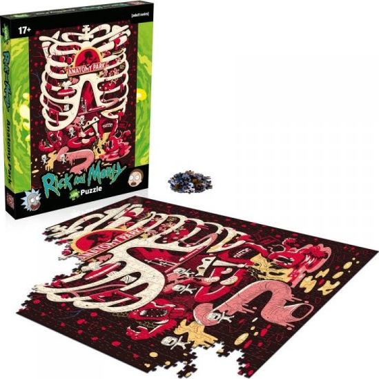 Winning Moves Puzzle Rick and Morty Anatomy Park 1000 elementów