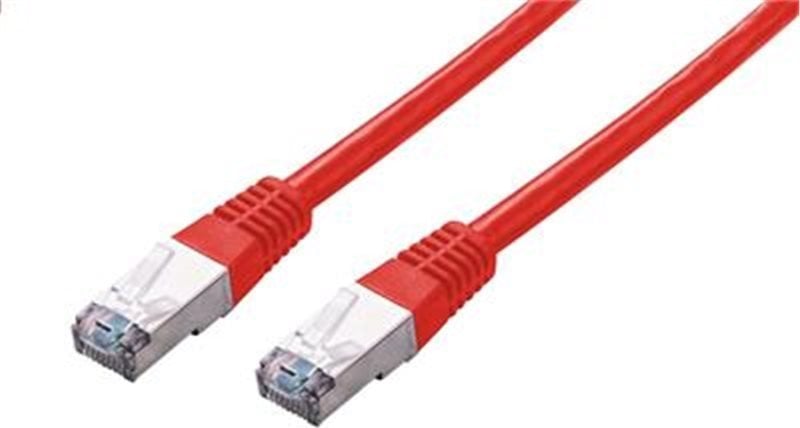 C-Tech C-TECH kabel patchcord Cat5e, FTP, červený, 2m