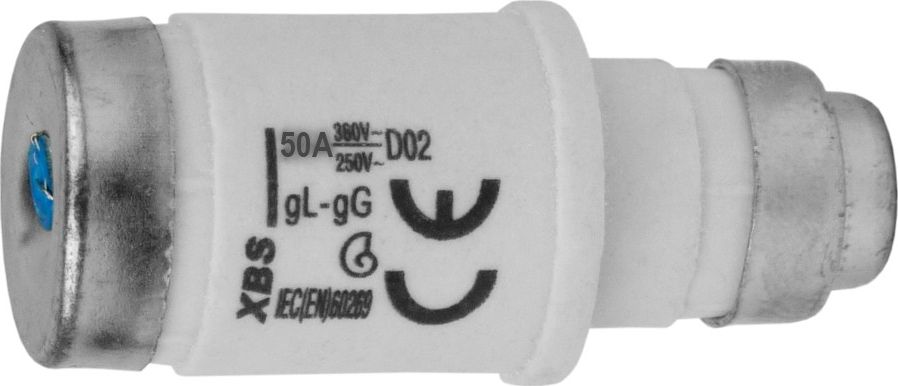 XBS Wkładka bezpiecznikowa topikowa D02 50A E18 gL-gG 3906
