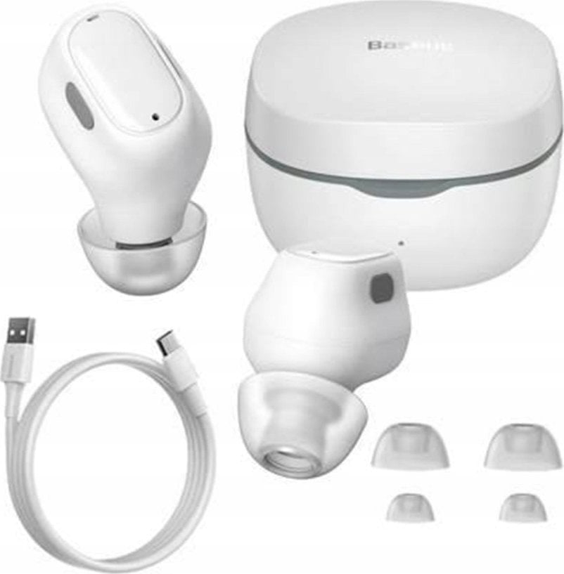 Słuchawki Baseus WIRELESS HEADPHONES BASEUS WM01 WHITE