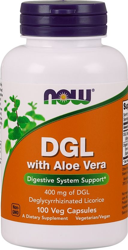 NOW Foods Now Foods - DGL z Aloe Vera, 100 vkaps
