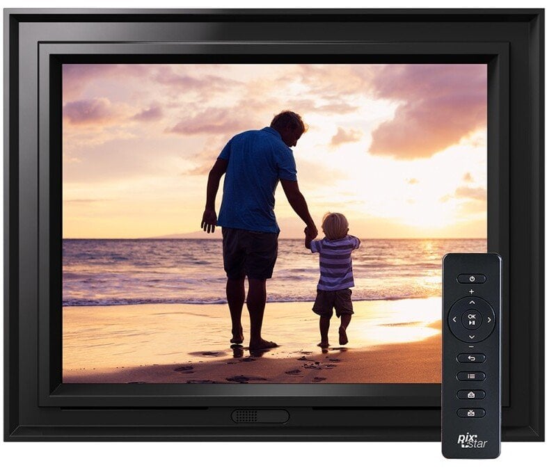 Odtwarzacz multimedialny Pix-Star Cyfrowa ramka na zdjęcia Lux 10" /1xUSB/Black/16GB