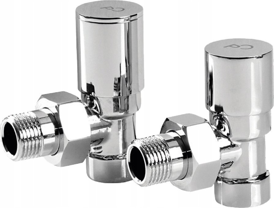 Perfexim Komplet kątowy do podłączenia grzejnika 1/2 chrom A. 7030 [1\55]