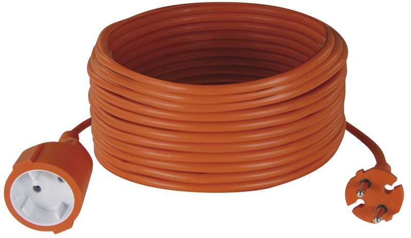 Emos Przedłużacz ogrodowy bez uziemienia 20m pomarańczowy (P01320)