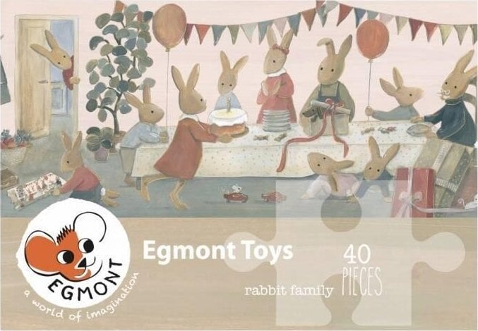 Teka Puzzle 40 Rodzina Króliczków