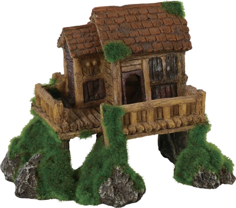 Zolux Dekoracja akwarystyczna KIPOUSS chata S- z nasionami żywych roślin