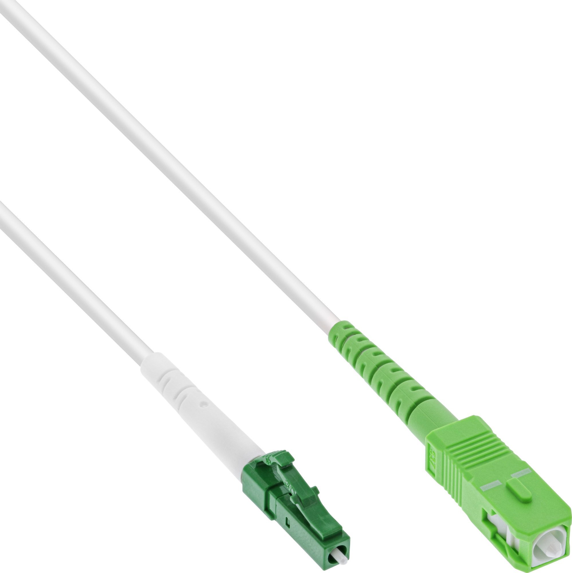 InLine InLine® Fiber Optical Simplex Cable, FTTH, LC/APC 8° to SC/APC 8°, 9/125µm, OS2, 40m